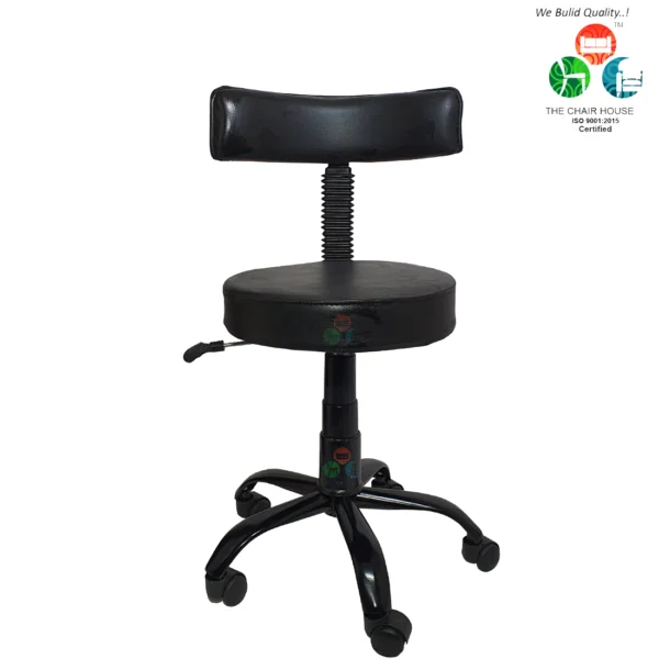 BS1 Adjustable Height Revolving Stool/Chair (Bold Black, Metal Base) 6 BS1 Adjustable Height Revolving Stool/Chair (Bold Black, Metal Base)