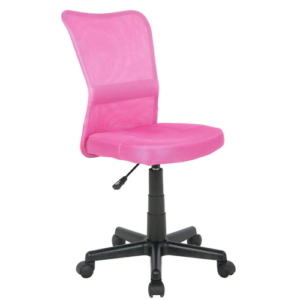 Ergonomic Office Chair Cheap Desk Chair Mesh Computer Chair Back Support Modern Executive Mid Back Rolling Swivel Chair (Pink)