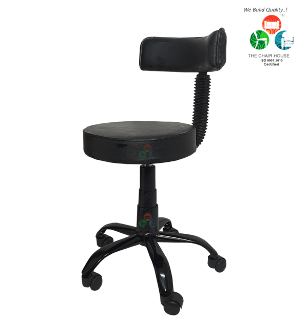BS1 Adjustable Height Revolving Stool/Chair (Bold Black, Metal Base) 8 BS1 Adjustable Height Revolving Stool/Chair (Bold Black, Metal Base)