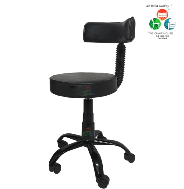 BS1 Adjustable Height Revolving Stool/Chair (Bold Black, Metal Base) 8 BS1 Adjustable Height Revolving Stool/Chair (Bold Black, Metal Base)