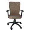 C44- Sigma "T" Handle Mid Back Mesh Fabric Office Chair (Mid-Back, Camel brown)