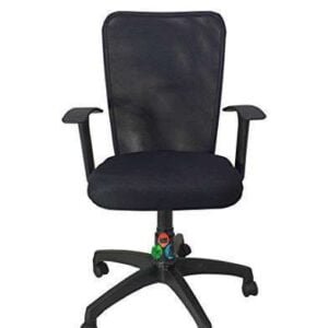 C47- Sigma "T" Handle Mid Back Mesh Fabric Office Chair (Mid-Back, Black)