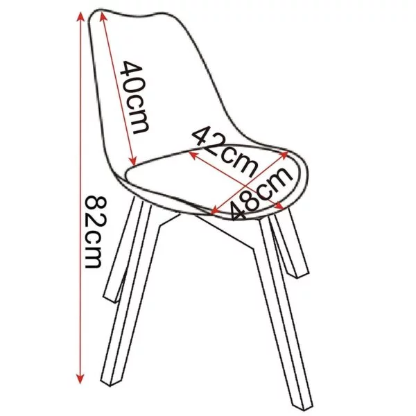 C26 White Wooden Dining & Kitchen Chair Modern Design 10 C26 White Wooden Dining & Kitchen Chair Modern Design