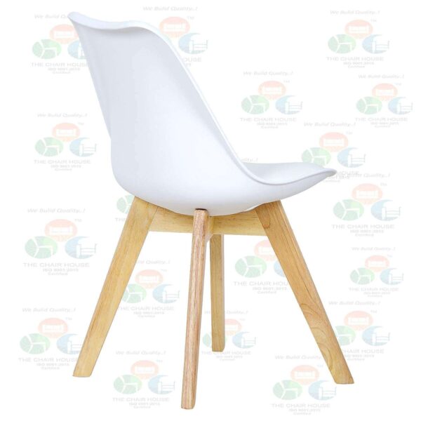 C26 White Wooden Dining & Kitchen Chair Modern Design 8 C26 White Wooden Dining & Kitchen Chair Modern Design