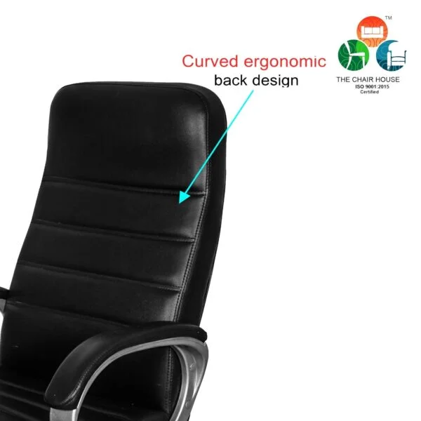C21 AQUA Line High-Back Executive Office Chair (Black)