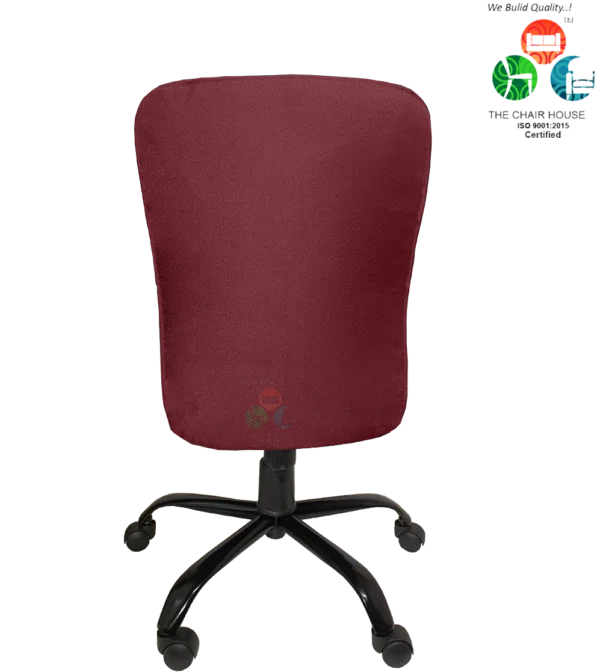 C13 Zebra 'S' Handle Mid-Back Ergonomic Office Chair (Maroon)