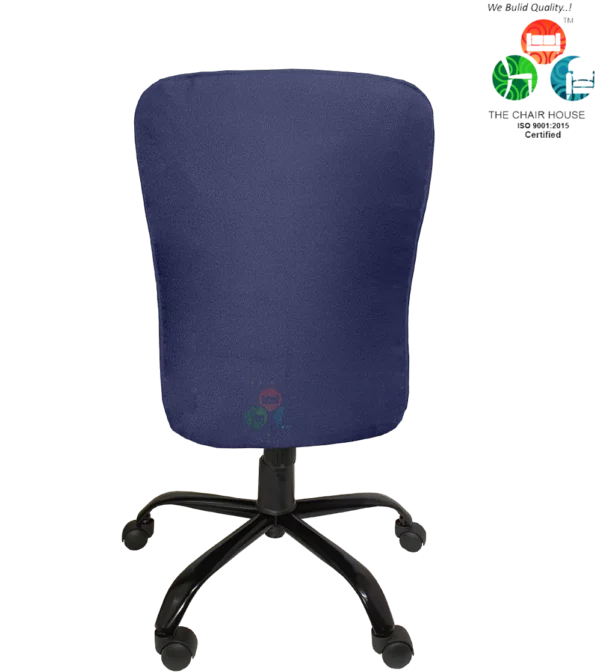 C14 Zebra 'S' Handle Mid-Back Ergonomic Office Chair (Navy Blue)