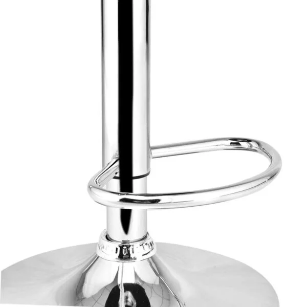BS3 Round PU Leather 360° Height Adjustable Bar & Office Stool (Black)