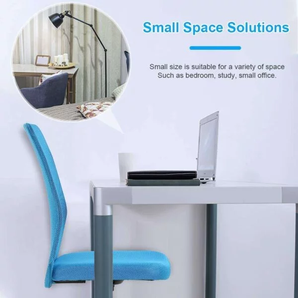 C64  Ergonomic Mid-Back Mesh Office Chair | Swivel Desk Chair with Back Support (Ocean)