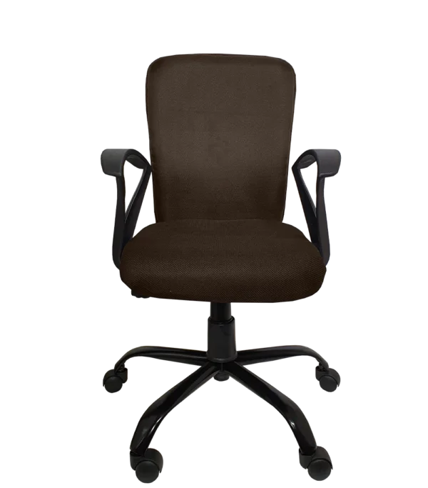 C11 Zebra 'S' Handle Ergonomic Mid-Back Office Chair (Brown)