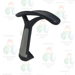 Office Chair Fixed Nylon T- Handle with Fitting Set - 1- Silver