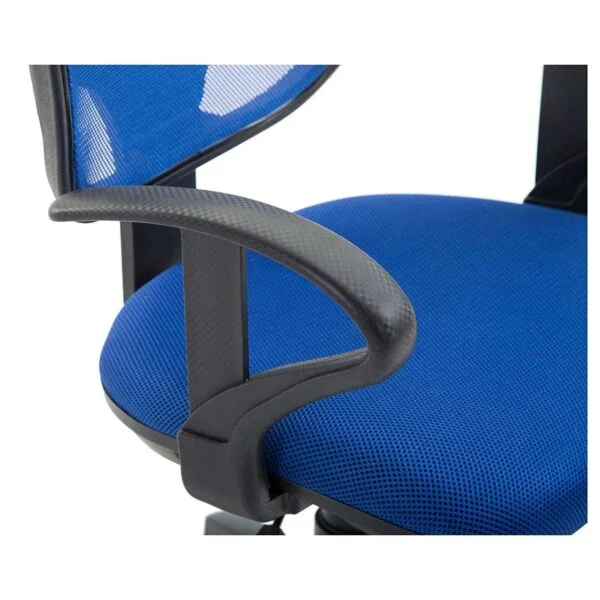 803 Mid-Back Mesh Office Chair | Fixed Handle, Ergonomic Design (Blue)