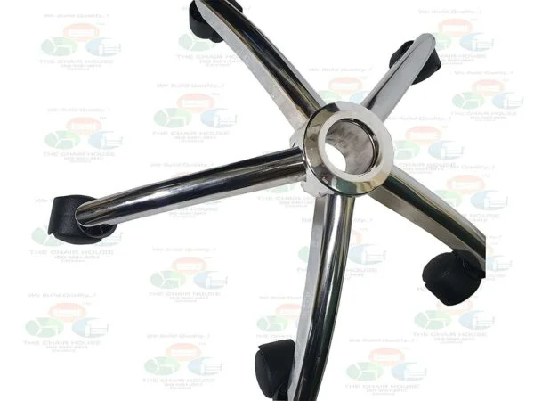 CB03 Heavy Duty Barstool with Chrome Base & Caster Wheels (Set of 1)