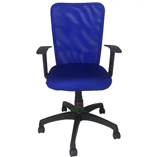 C45- Sigma "T" Handle Mid Back Mesh Fabric Office Chair (Mid-Back, Royal Blue)