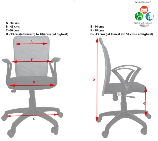 C03 Sigma ‘S’ Handle Mid-Back Mesh Office Chair (Grey) 14 C03 Sigma ‘S’ Handle Mid-Back Mesh Office Chair (Grey)