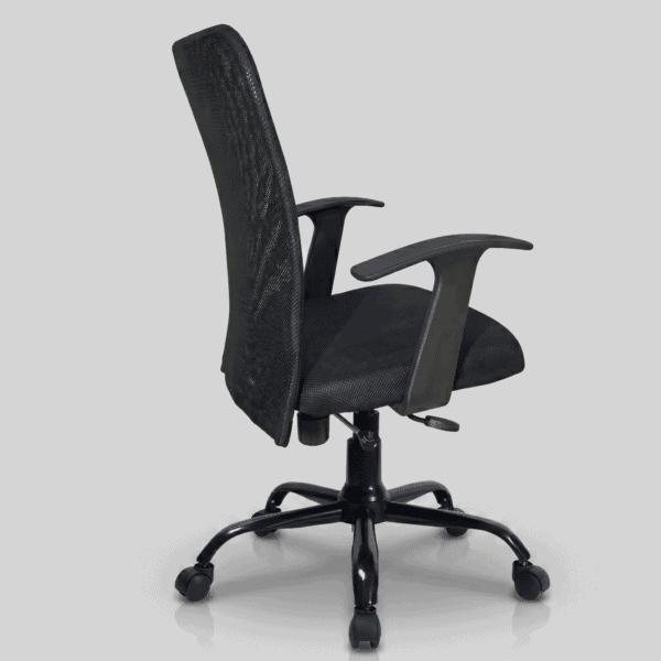 Close up of breathable mesh backrest on C47 Sigma office chair