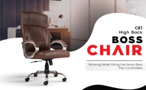 C81 Executive High-Back Leatherette Office Chair | Height Adjustable, Cushioned Armrests (Brown) 15 c175e253 4b23 44e9 b8ab 4d72474c83a0. CR00970600 PT0 SX970 V1