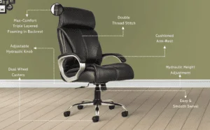 C79 High-Back Executive Leather Office Chair | Boss/Director Revolving Chair (Black) 15 c54d82ef 8ecc 4f94 96ed d92159da3170. CR00970600 PT0 SX970 V1