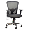 Jazz Medium Back Mesh Ergonomic Office Chair for Work from Home & Office with Multi-Tilt Lock Mechanism,