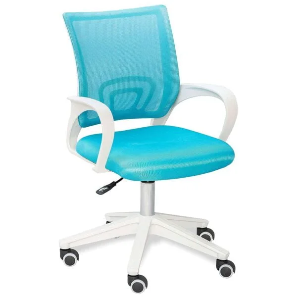 C92 Max Mesh Office Chair | White Frame, Revolving, (Standard Blue) 6 C92 Max Mesh Office Chair | White Frame, Revolving, (Standard Blue)