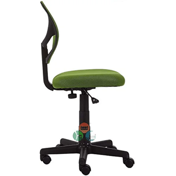 803 Mesh Armless Mid-Back Office Chair | Computer Desk Task Chair (Green)