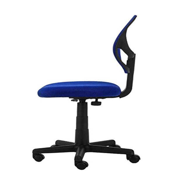 803 Mesh Armless Office Chair Mid-Back Computer Desk Chair (Blue) 15 803 Mesh Armless Office Chair  Mid-Back Computer Desk Chair (Blue)