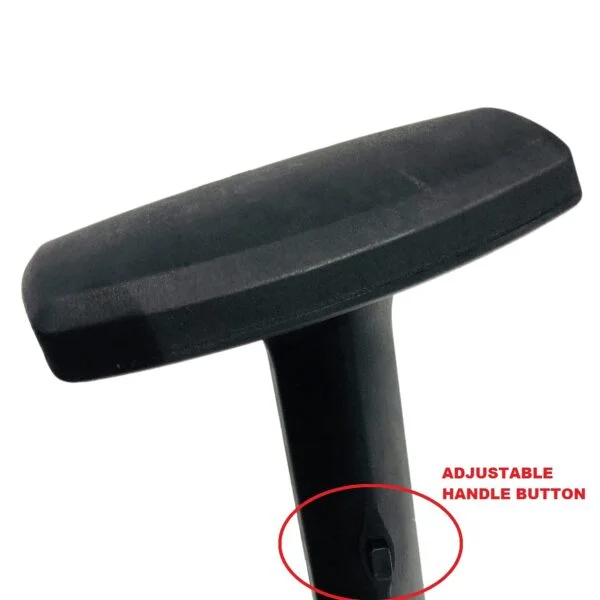H01 Ola Adjustable Chair Handle with Armrest | Square Hard Pad, Universal Fit (Set of 1)