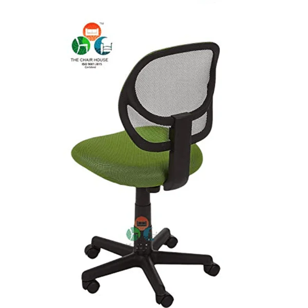 803 Mesh Armless Mid-Back Office Chair | Computer Desk Task Chair (Green)