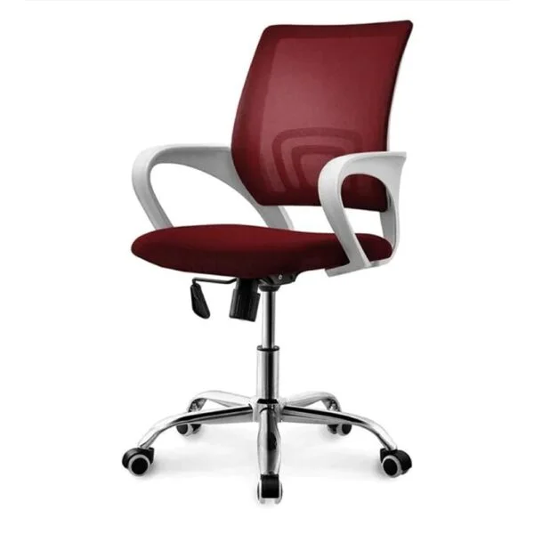 C132 Max Ergonomic Mesh Swivel Chair with Armrests (Red)