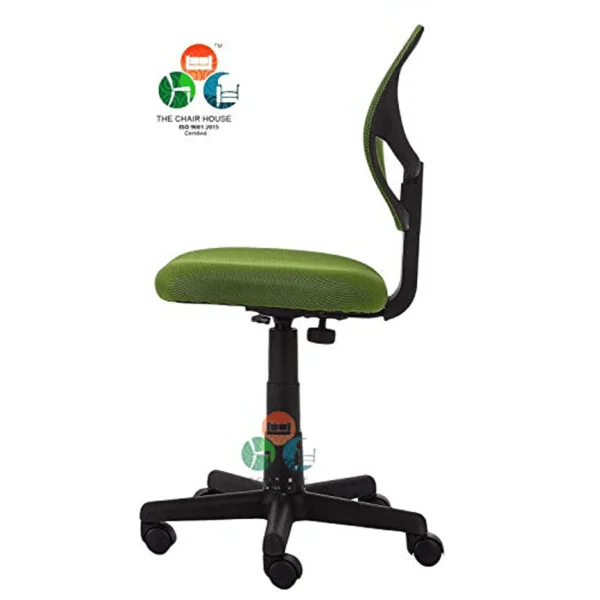 803 Mesh Armless Mid-Back Office Chair | Computer Desk Task Chair (Green)