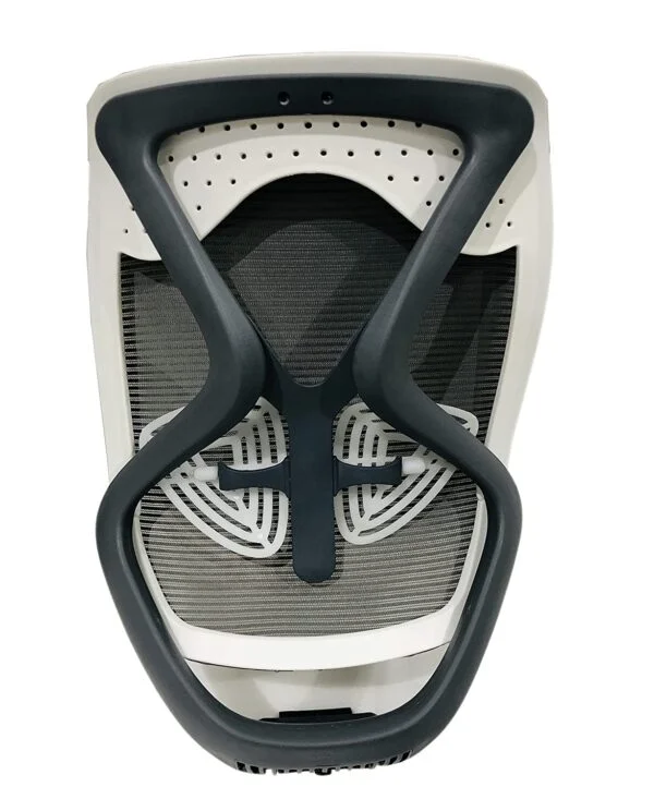 B10 Medium Back Chair Net Back with Headrest | Spare Parts & Accessories | Universal Fit (White)