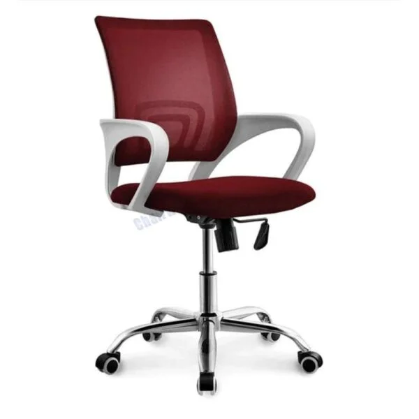 C132 Max Ergonomic Mesh Swivel Chair with Armrests (Red)