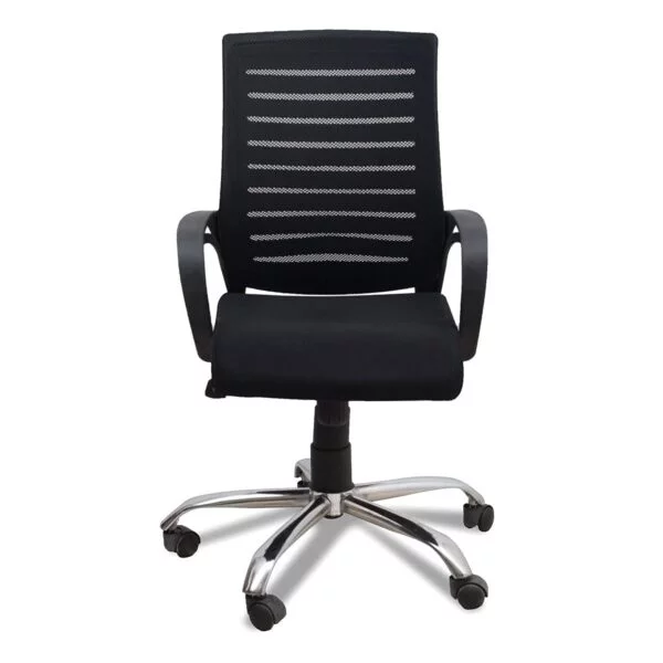 C110 Boom Ergonomic Mesh Office Chair | Swivel, Height Adjustable, Fixed PU Armrest (Black) 10 C110 Boom Ergonomic Mesh Office Chair | Swivel, Height Adjustable, Fixed PU Armrest (Black)