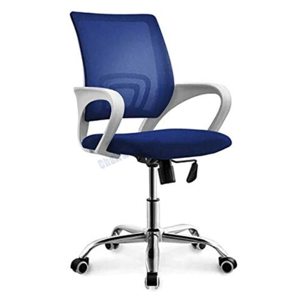 C129 Max Ergonomic Mesh Swivel Chair with Armrests (Blue)