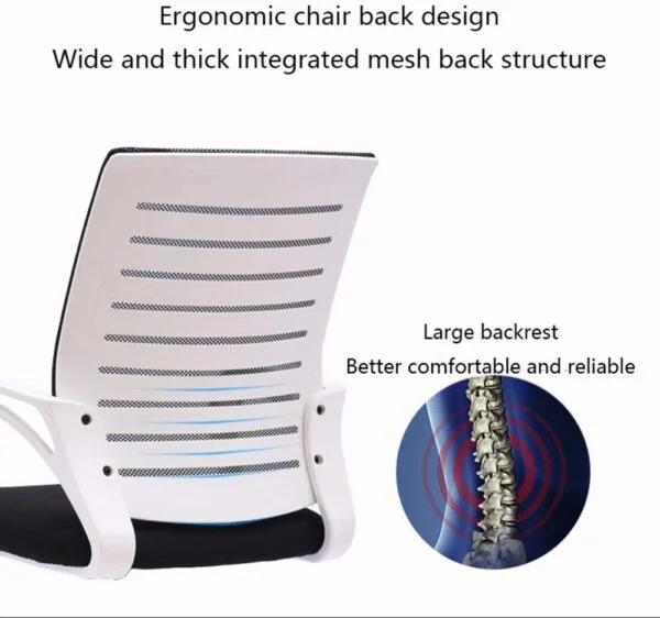 C112 Boom Medium Back Mesh Office Chair | Chrome Base, Breathable, Work & Study (Black) 13 C112 Boom Medium Back Mesh Office Chair | Chrome Base, Breathable, Work & Study (Black)