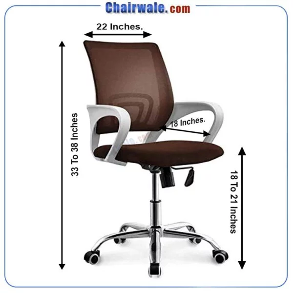 C130 Max Ergonomic Mesh Swivel Chair with Armrests (Brown) 13 C130 Max Ergonomic Mesh Swivel Chair with Armrests (Brown)