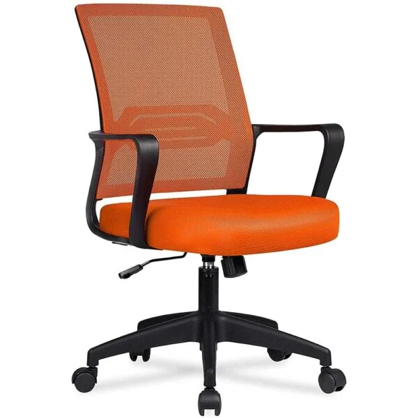 C117 Ergonomic Orange Mesh Office Chair | Swivel, Reclining, Adjustable Armrest & Lumbar Support 8 C117 Ergonomic Orange Mesh Office Chair | Swivel, Reclining, Adjustable Armrest & Lumbar Support