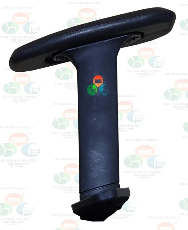 H03 Adjustable Chair Handle with Armrest | Black, Set of 1