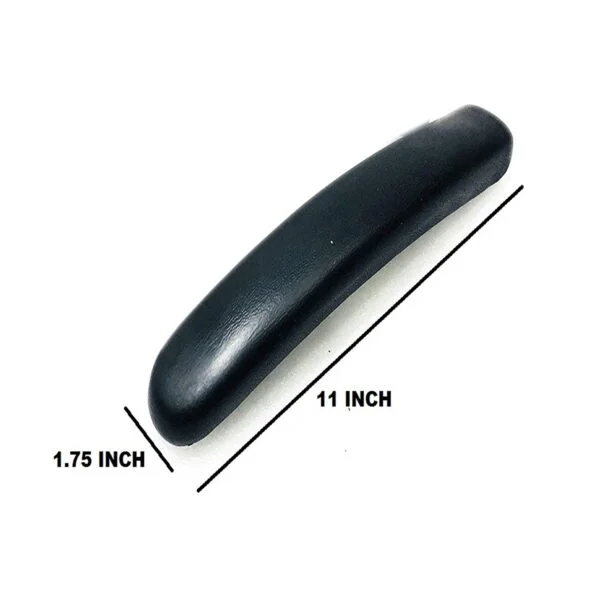 H09 Revolving Visitor Chair PU Handles | Universal Fit, Black (Set of 2 with Nuts, Bolts & Key) 8 Revolving Visitor Chair PU Handles Set of 2 PC. fit to Every Chair with nut Bolts and Key