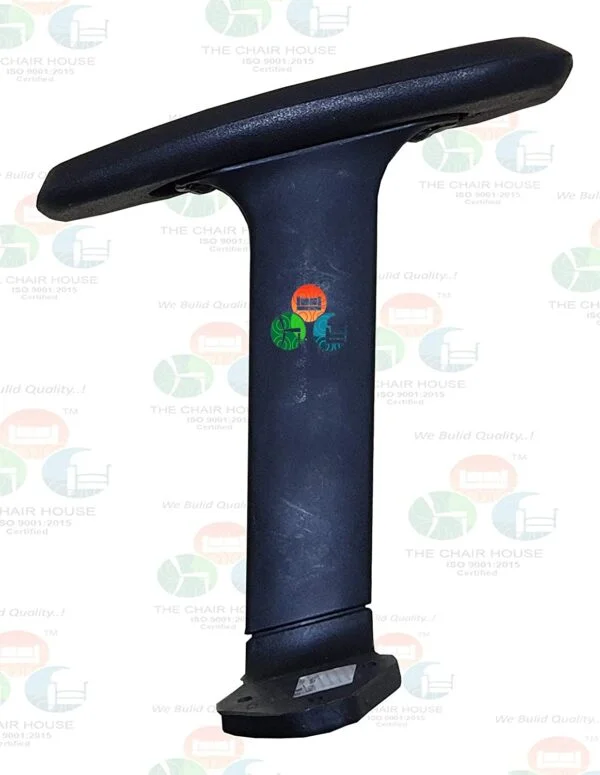 H03 Adjustable Chair Handle with Armrest | Black, Set of 1