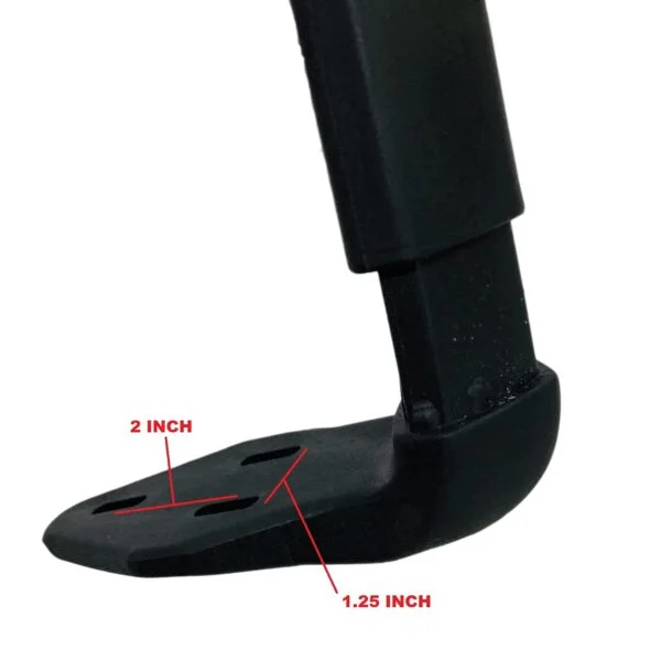H01 Ola Adjustable Chair Handle with Armrest | Square Hard Pad, Universal Fit (Set of 1)