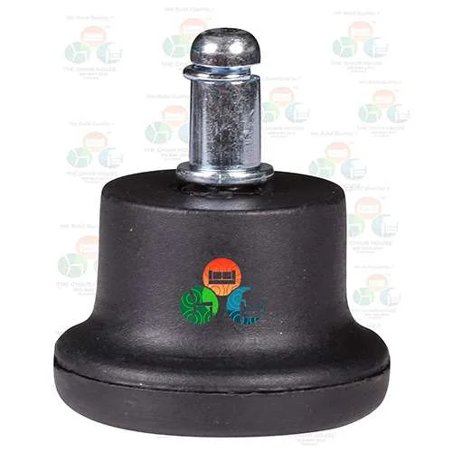 Office Chair or Stool Swivel Caster Wheels to Fixed Stationary Castors, Office Chair Wheels for Carpet - with Separate Self Adhesive Felt Pads/Chair Feet Wheel Stopper