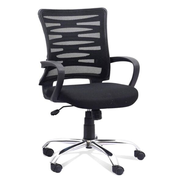 C127 Rodeo Ergonomic Mesh Swivel Chair with Armrests (Black) 6 C127 Rodeo Ergonomic Mesh Swivel Chair with Armrests (Black)