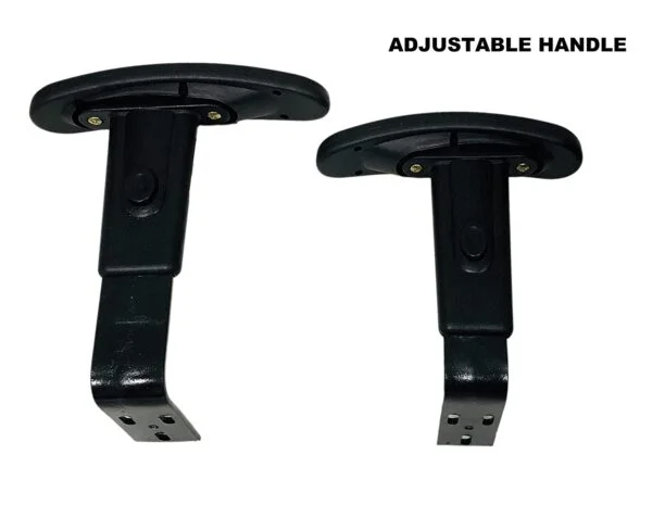 H21  Metal Adjustable Circle Handle with Armrest | Universal Fit | Set of 1