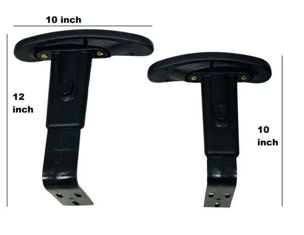 H21  Metal Adjustable Circle Handle with Armrest | Universal Fit | Set of 1