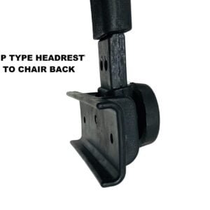 Jazz Head Rest Chair with Nut Bolts and Key Easily Fit to Every Chair (Clip Type) Black