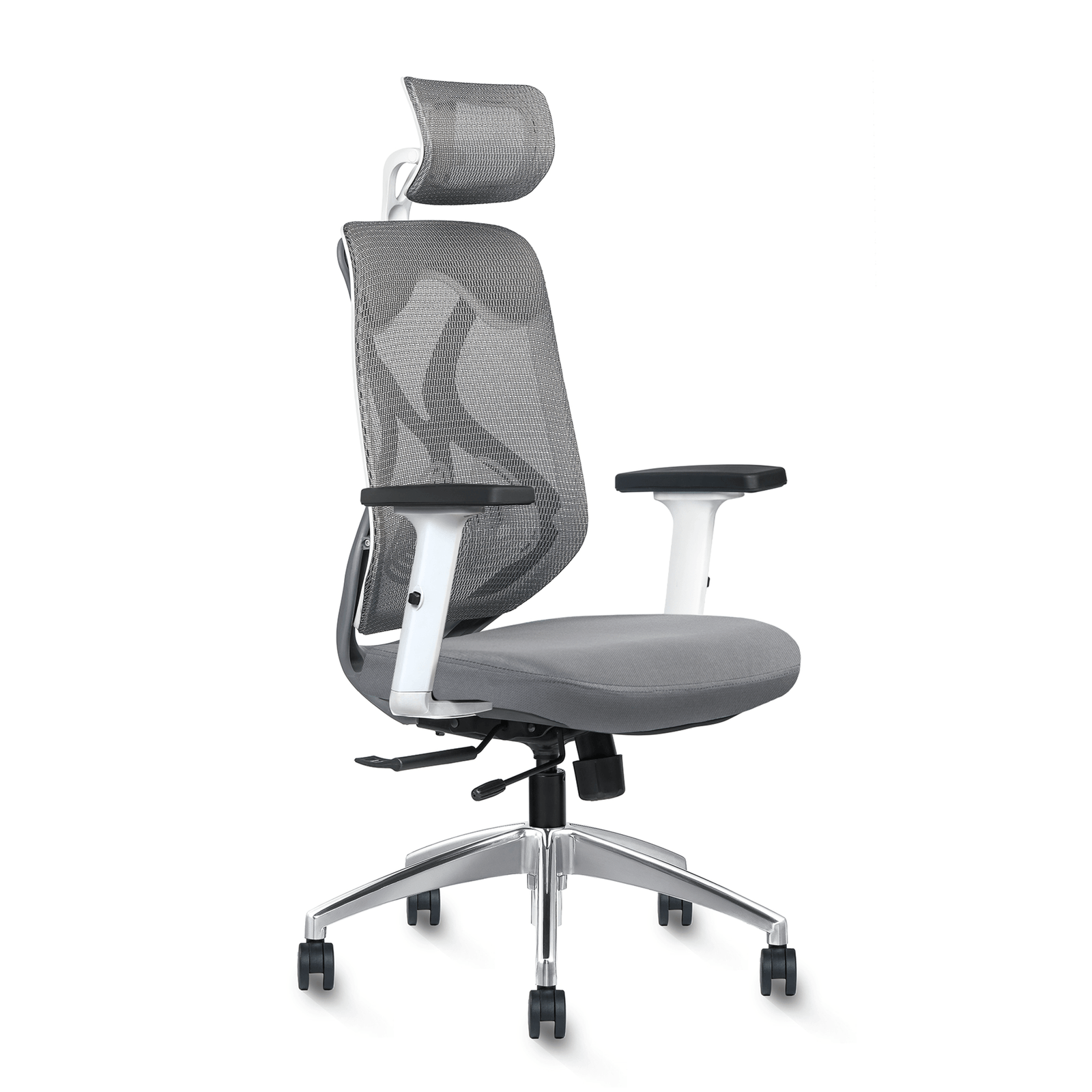 Grey mesh best sale office chair