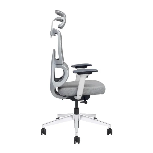 VERO High Back - Ergonomic 2D Headrest Chair with Auto Weight Sensing & 4 Dimensional Arms Eco-frindly Fibre seat with inbuild Slider Aluminum base