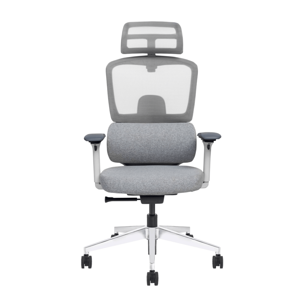 VERO High Back - Ergonomic 2D Headrest Chair with Auto Weight Sensing & 4 Dimensional Arms Eco-frindly Fibre seat with inbuild Slider Aluminum base