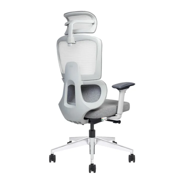 VERO High Back - Ergonomic 2D Headrest Chair with Auto Weight Sensing & 4 Dimensional Arms Eco-frindly Fibre seat with inbuild Slider Aluminum base
